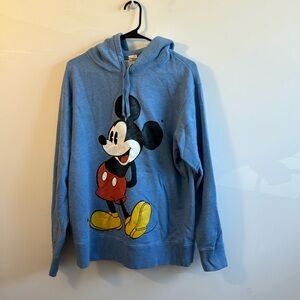 Uniqlo and Disney collaboration Mickey Mouse blue women’s hoodie